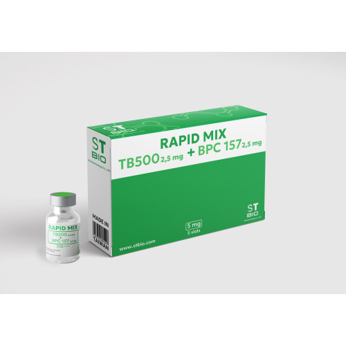 RAPID MIX 5 mg (TB-500 2.5 mg, BPC-157 2.5 mg в 1 виале) 5 виал